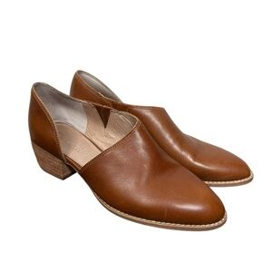 Madewell Lucie Brown Leather Cutout Mules, MA436,  7